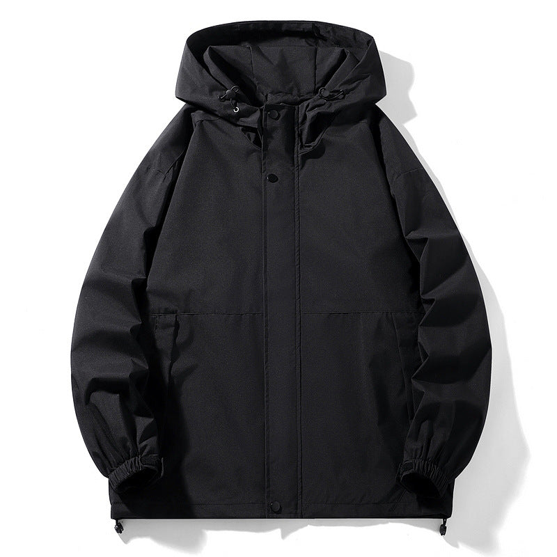 Herren Wasserabweisende Übergangsjacke mit verstellbarer Kapuze und praktischen Taschen Nord Taschen