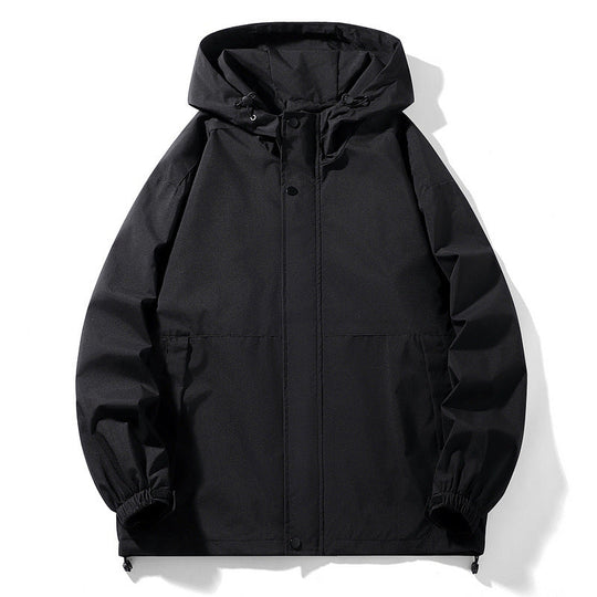 Herren Wasserabweisende Übergangsjacke mit verstellbarer Kapuze und praktischen Taschen Nord Taschen