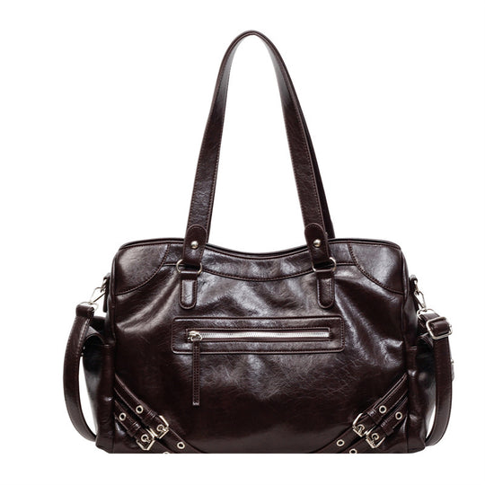 Damen modische Handtasche mit strukturierten Akzenten und praktischen Fächern Nord Taschen