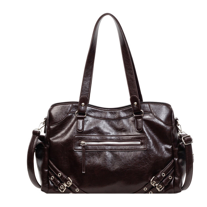 Damen modische Handtasche mit strukturierten Akzenten und praktischen Fächern Nord Taschen