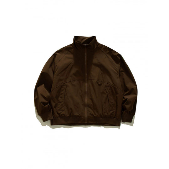 Herren Leichte Boxy-Trainingsjacke mit Stehkragen, Raglanärmeln und geripptem Saum Nord Taschen