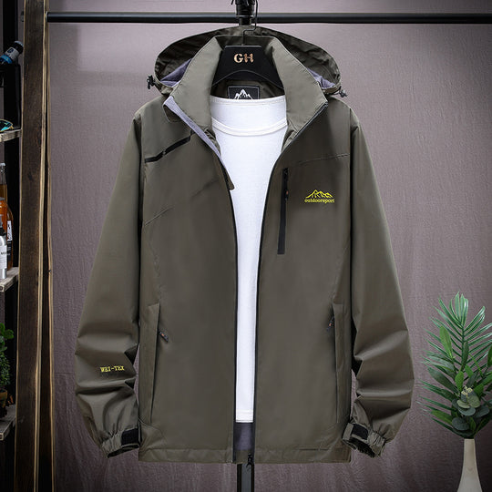 Herren Funktionale Outdoorjacke Nord Taschen