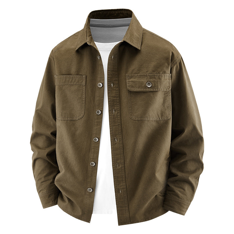 Herren Lässige Utility-Hemdjacke Nord Taschen