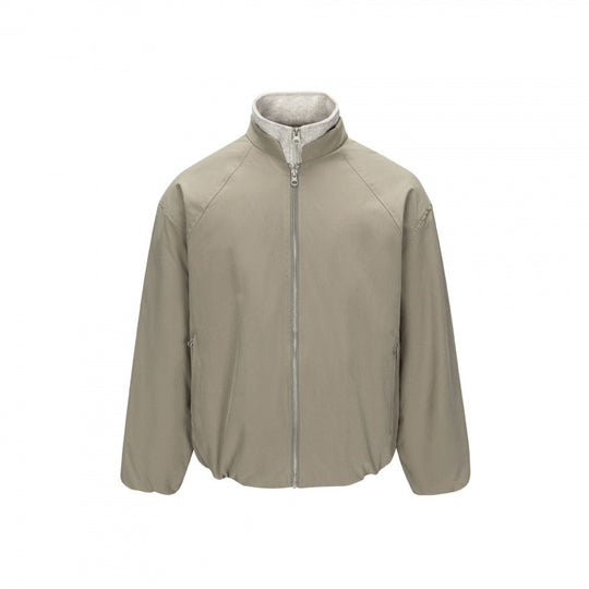 Herren Ultraleichte Tech-Blousonjacke mit Raglanärmeln, Stehkragen und Reißverschlusstaschen Nord Taschen
