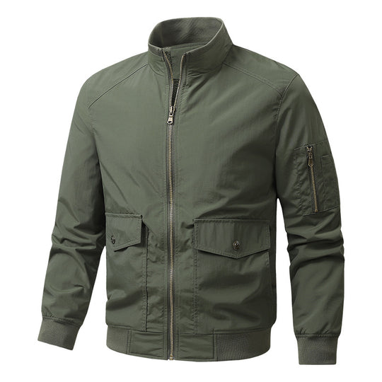 Herren Sportliche Jacke mit hohen Kragen und praktischen Taschen Nord Taschen