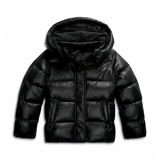 Damen sportliche Steppjacke mit Kapuze | Fudus