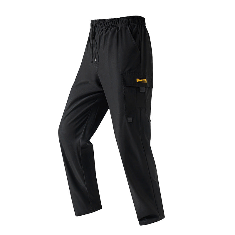 Herren Leichte Utility‑Cargohose mit elastischem Bund, Tunnelzug & seitlicher Klappentasche Nord Taschen