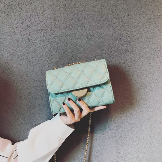Damen elegante Umhängetasche mit luxuriösem Kettenriemen Nord Taschen