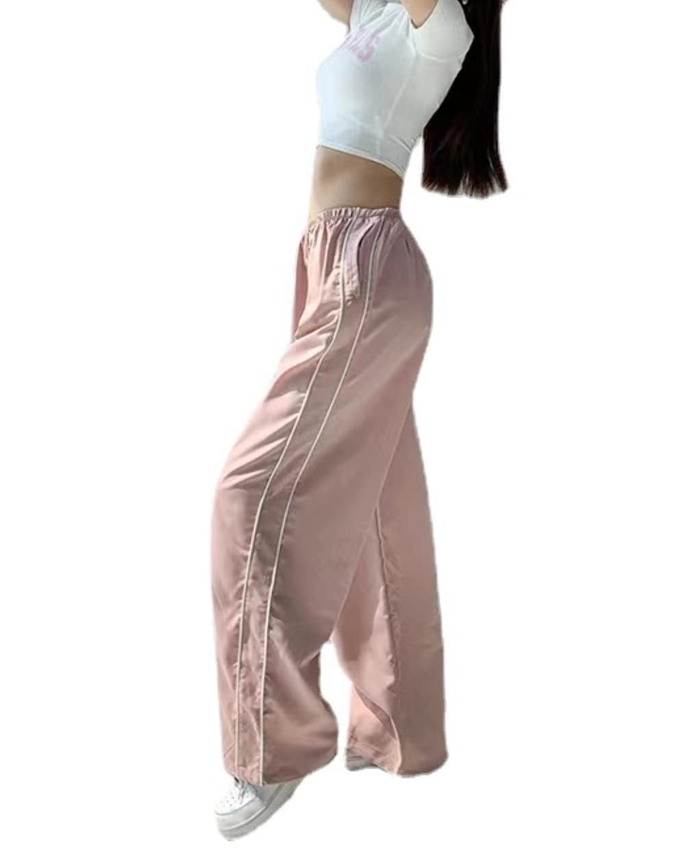 Damen Sportliche High-Waist Freizehhosen