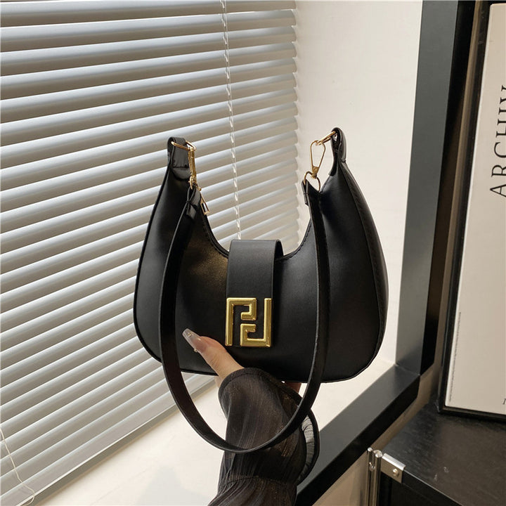 Damen Hobo-Handtasche mit schickem Design und modernem Verschluss Nord Taschen