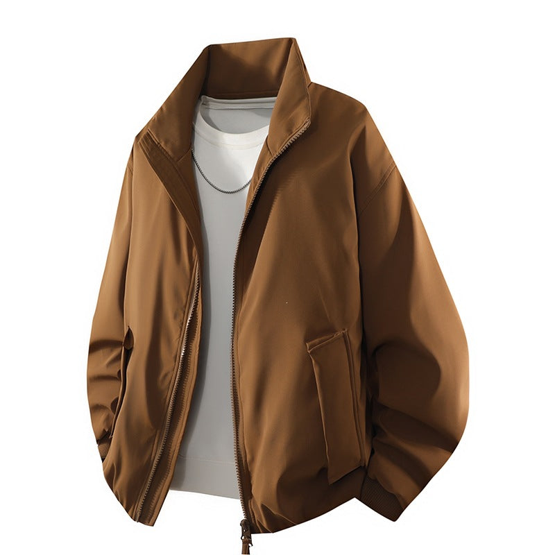 Herren Sportliche Übergangsjacke mit hohem Kragen und praktischen Reißverschlusstaschen Nord Taschen