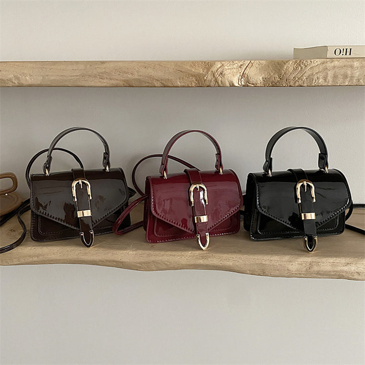 Damen elegante Handtasche mit praktischer Schnallenverzierung Nord Taschen