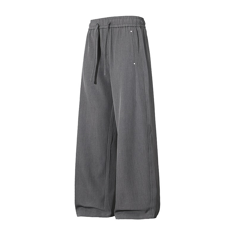 Damen Weite Palazzo‑Hose mit hohem Elastbund & Kordelzug Nord Taschen