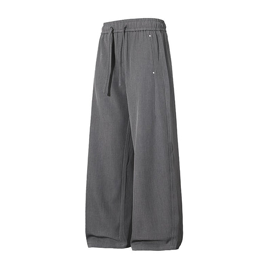 Damen Weite Palazzo‑Hose mit hohem Elastbund & Kordelzug Nord Taschen