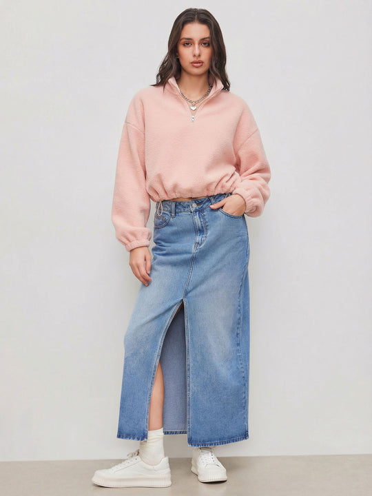 Damen Weiches und lässiges Sweatshirt Nord Taschen