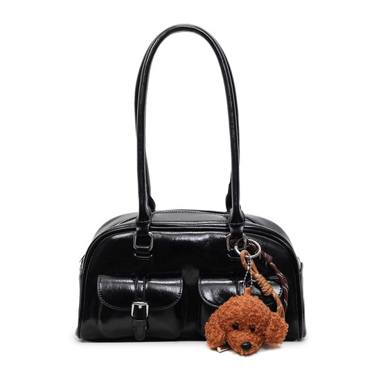 Damen elegante Handtasche mit praktischen Außenfächern Nord Taschen