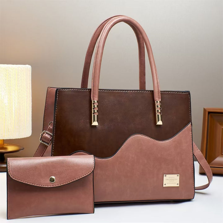 Damen elegante Handtasche mit einzigartigem Wellenmuster Nord Taschen