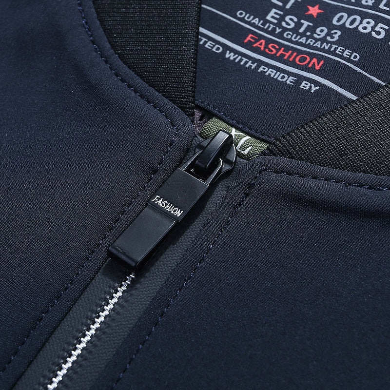 Herren leichter Softshell-Bomber mit gemustertem Mesh-Futter und windabweisendem Außenmaterial Nord Taschen