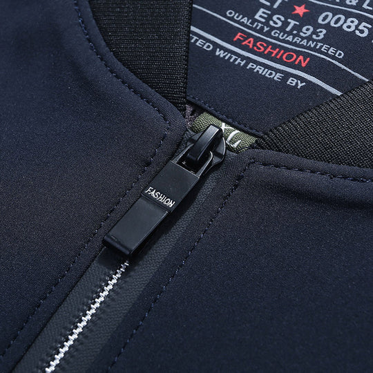 Herren leichter Softshell-Bomber mit gemustertem Mesh-Futter und windabweisendem Außenmaterial Nord Taschen