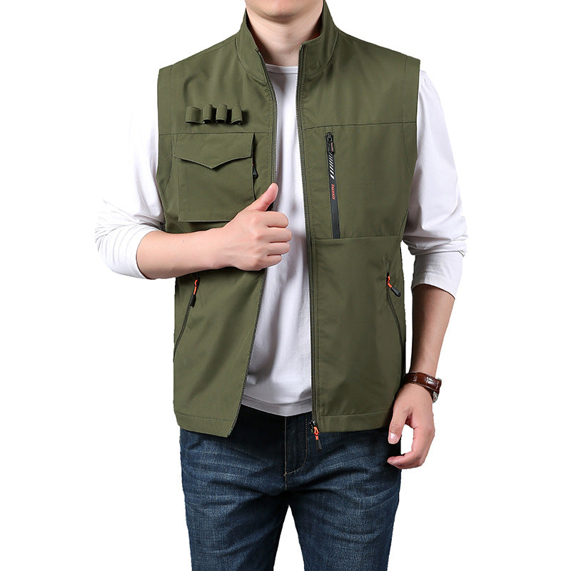 Herren Multifunktionale Outdoor-Weste Nord Taschen 1787797376