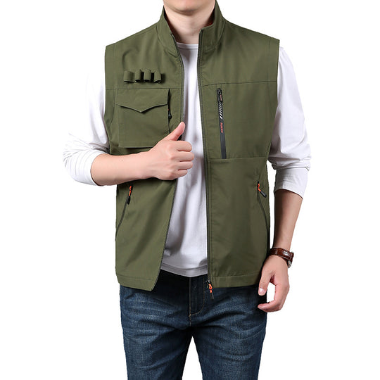 Herren Multifunktionale Outdoor-Weste Nord Taschen 1787797376