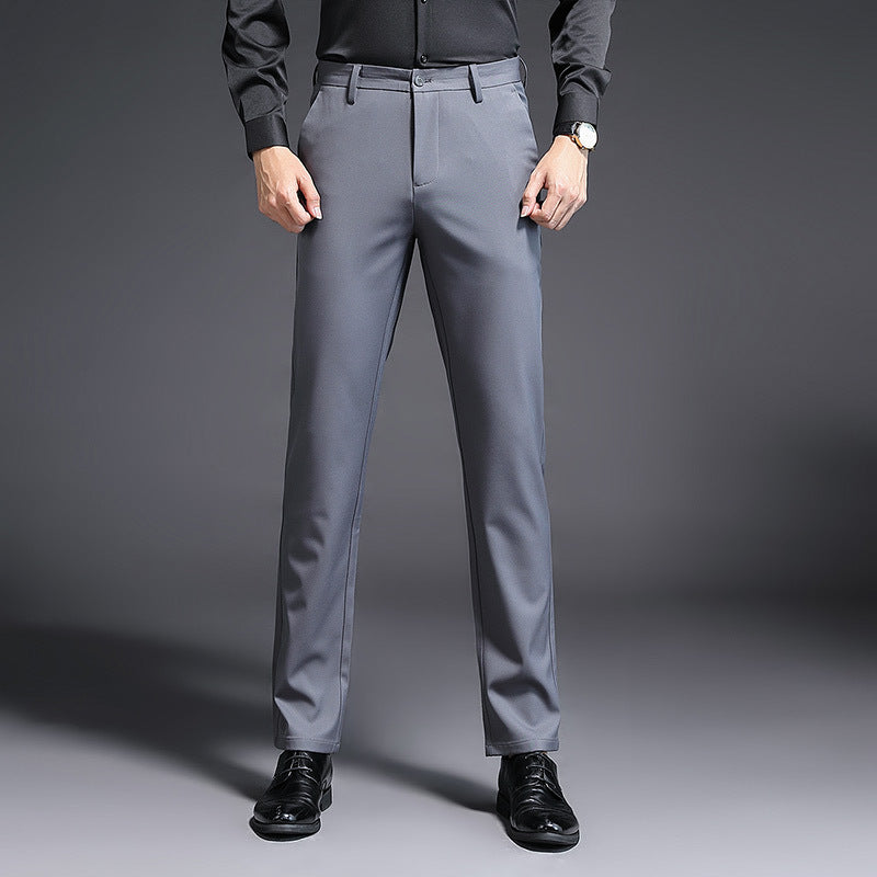 Herren Modern geschnittene Business‑Hose mit Bügelfalte, Stretch und Pflegeleichtem Mischgewebe Nord Taschen