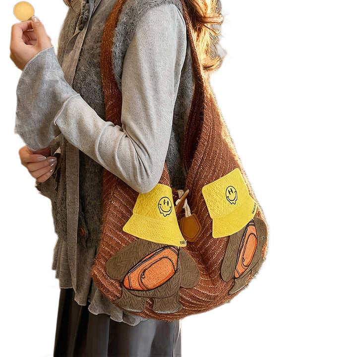 Damen kreative Beuteltasche mit verspieltem Design Nord Taschen