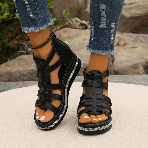 Damen komfortable Riemensandalen mit atmungsaktiver Oberseite und exklusiver Dämpfung Nord Taschen