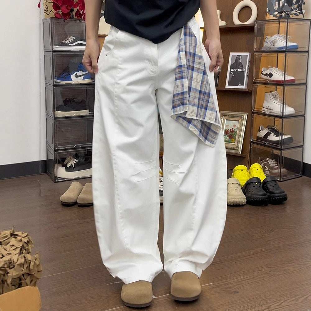 Damen Weitgeschnittene Cargo-Hose Nord Taschen