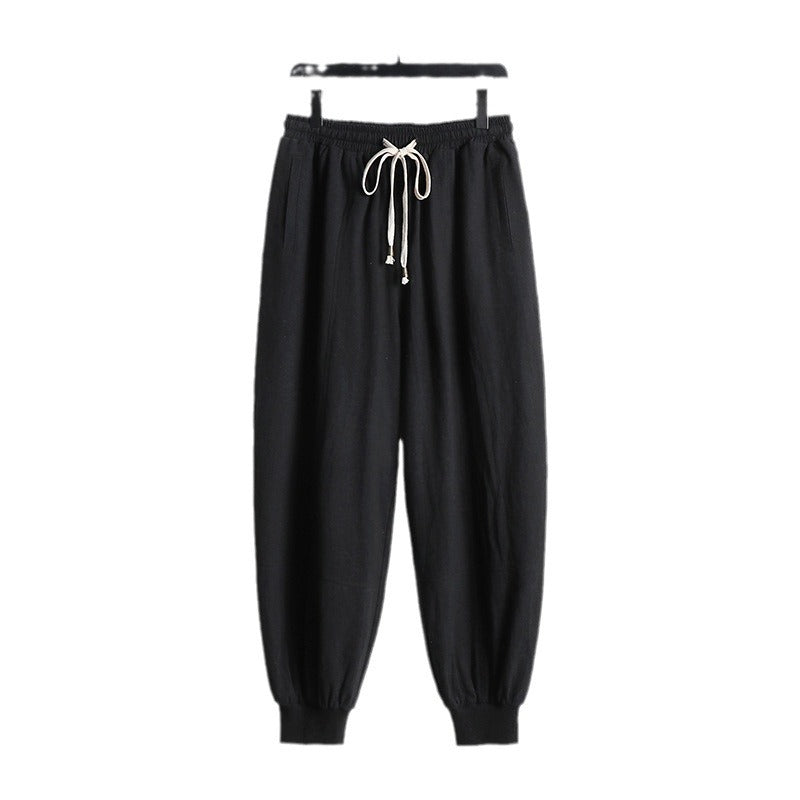 Herren Leichte Baumwoll-Jogginghose mit Kordelzug, Elastischem Bündchen und praktischen Taschen Nord Taschen