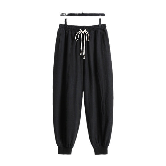 Herren Leichte Baumwoll-Jogginghose mit Kordelzug, Elastischem Bündchen und praktischen Taschen Nord Taschen
