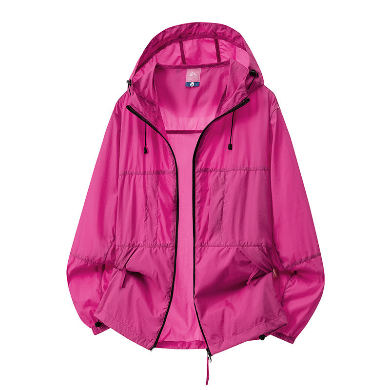 Herren Leichte Outdoor-Windjacke mit Kapuze Nord Taschen