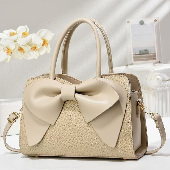 Damen elegante Handtasche mit großen Schleifenakzenten Nord Taschen
