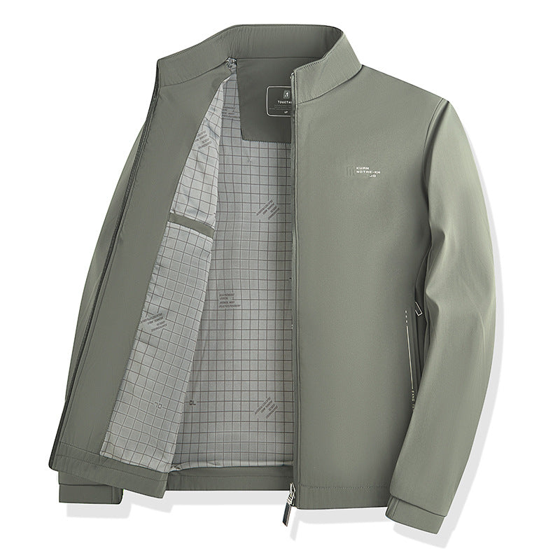 Herren Urbaner Stehkragen-Blouson mit minimalistischer Softshell-Optik Nord Taschen
