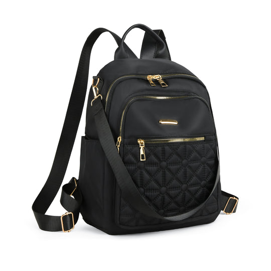 Damen multifunktionaler Rucksack mit elegantem gesteppten Design Nord Taschen