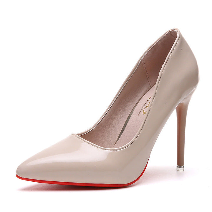 Damen Elegante Stiletto-Pumps mit hochglänzender Oberfläche