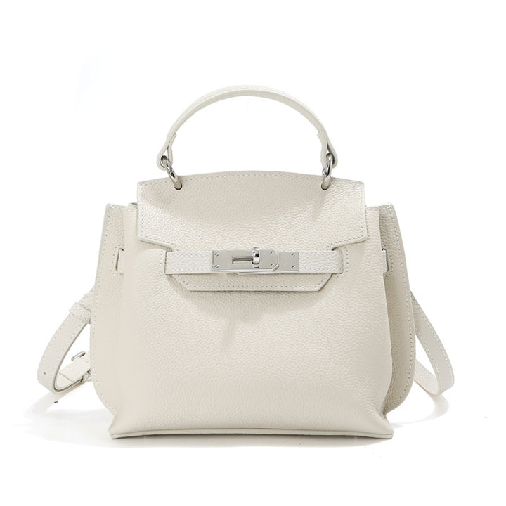 Damen Luxus-Handtasche mit strukturiertem Leder und elegantem Verschluss Nord Taschen