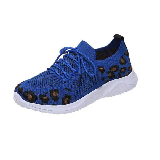 Damen Atmungsaktive Sneakers im modernen Leopardenmuster