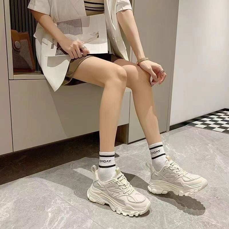 Damen Komfortable Sneaker mit rutschfester Gummisohle und atmungsaktivem Obermaterial