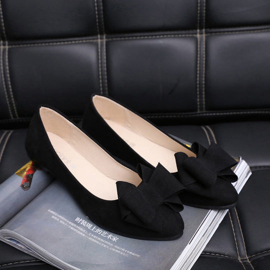 Damen Ballerina mit dekorativen Schleifenapplikationen und bequemer Passform Nord Taschen