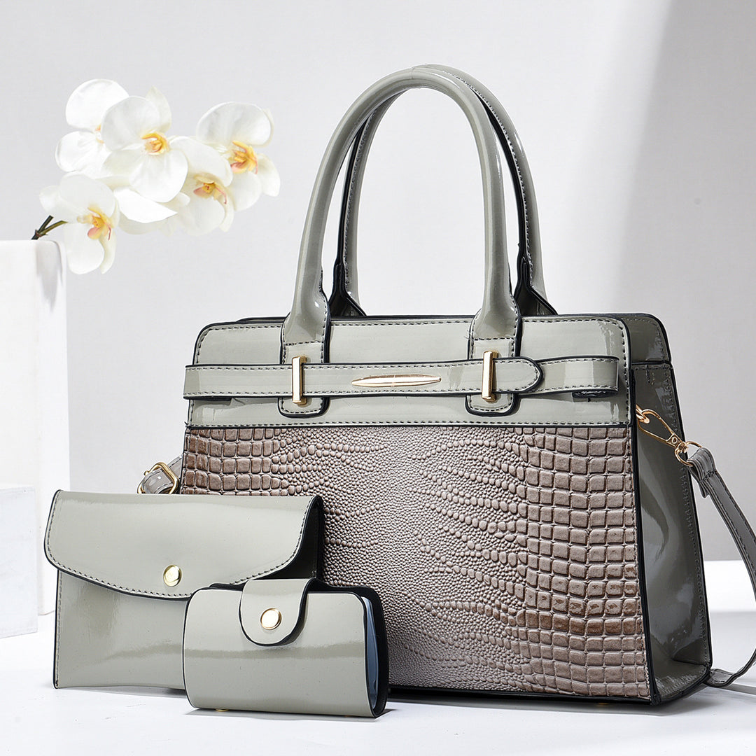 Damen elegante Handtasche mit praktischem Zubehör Nord Taschen