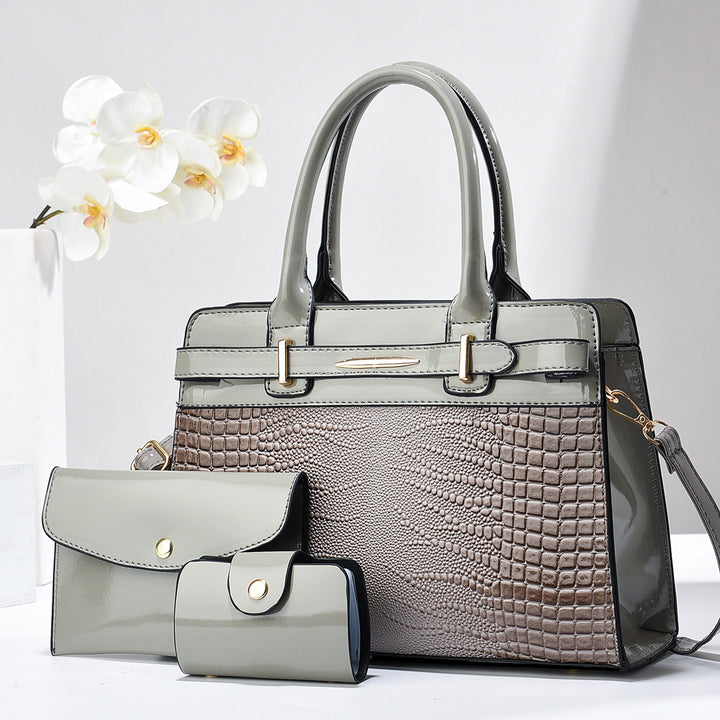Damen elegante Handtasche mit praktischem Zubehör Nord Taschen
