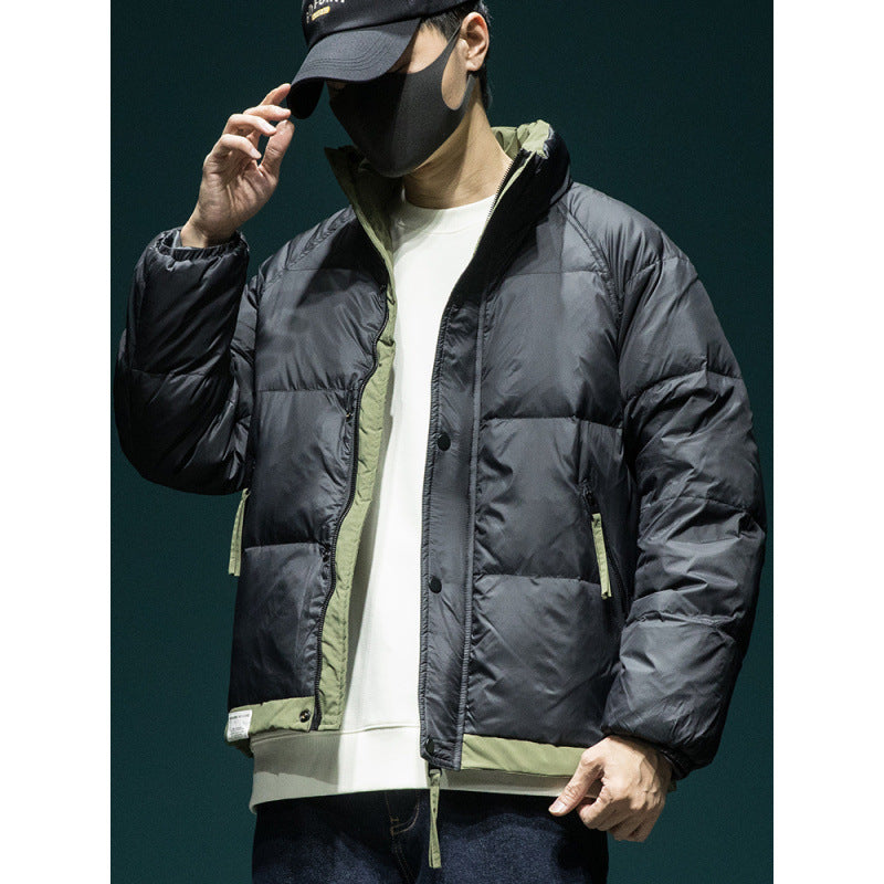 Herren Leichte gesteppte Thermo-Outdoorjacke mit Kapuze Nord Taschen