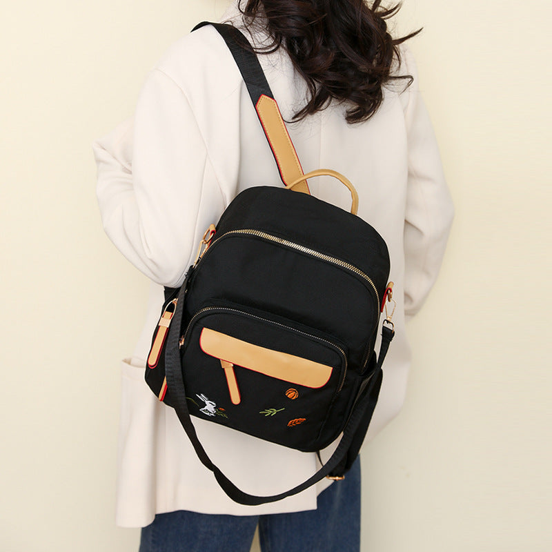 Damen Rucksack mit niedlichen Stickereien Nord Taschen