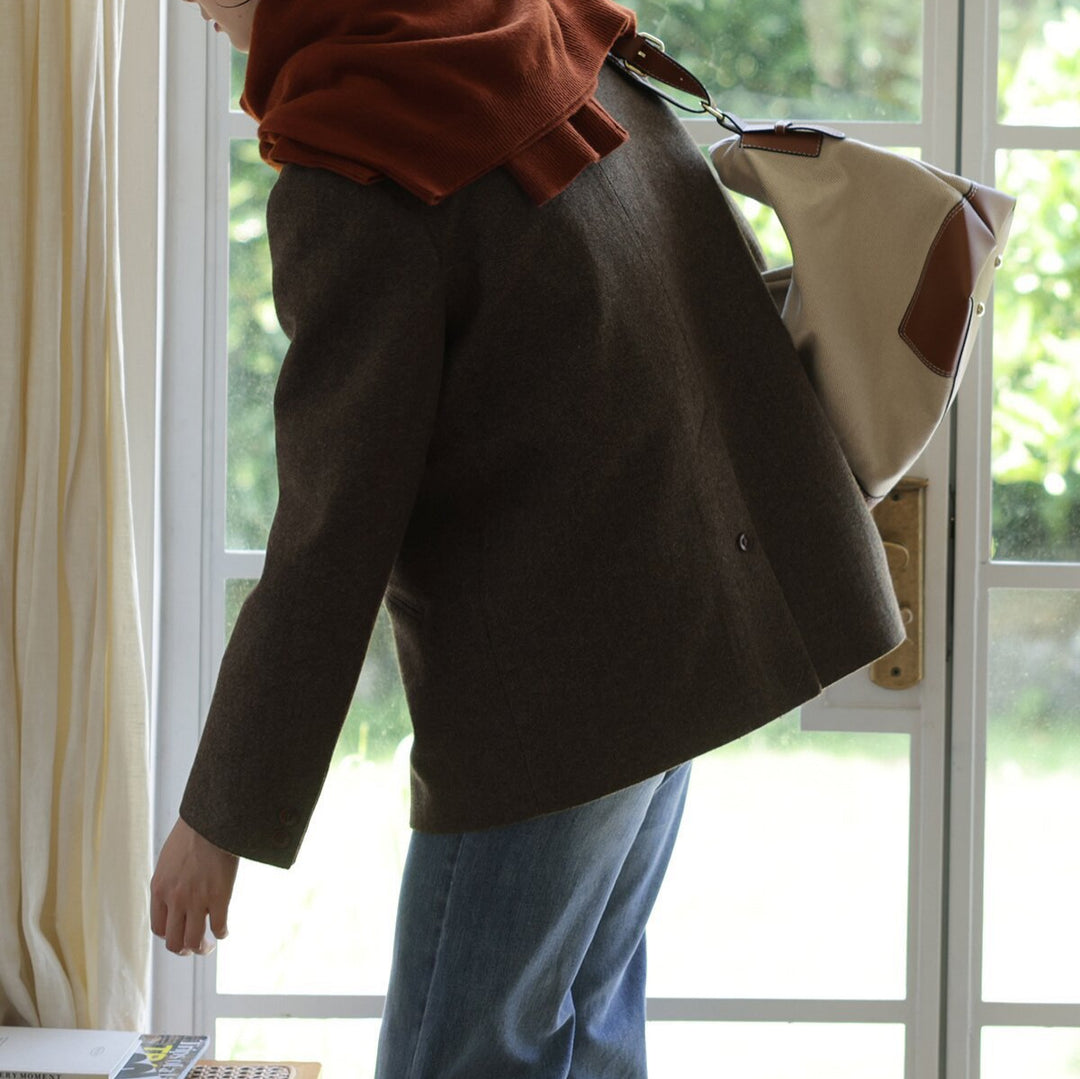 Damen Elegante und lässige Blazerjacke Nord Taschen