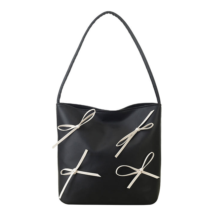 Damen Henkeltasche mit dekorativen Schleifendetails Nord Taschen