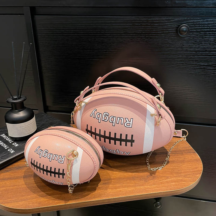 Damen kreative Handtasche im Rugby-Design Nord Taschen