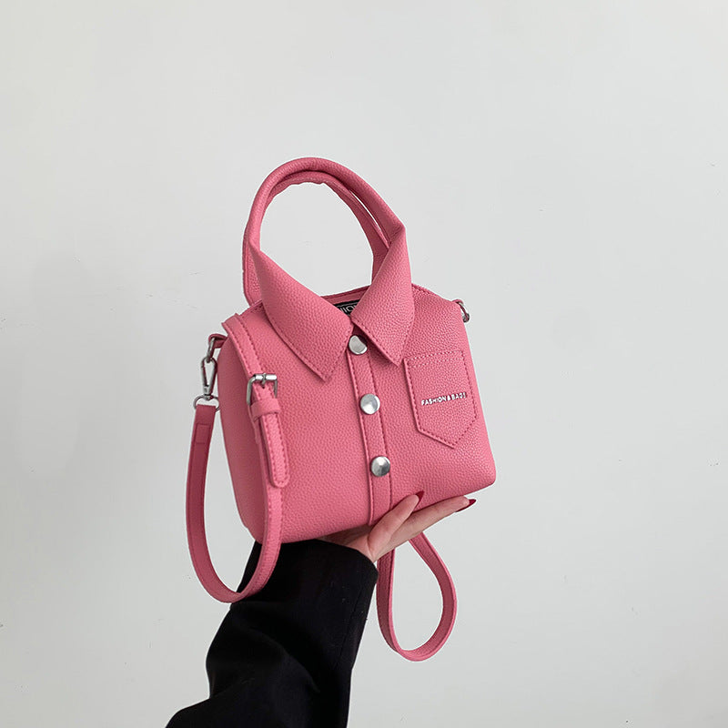 Damen Handtasche mit modischem Kragen-Design Nord Taschen