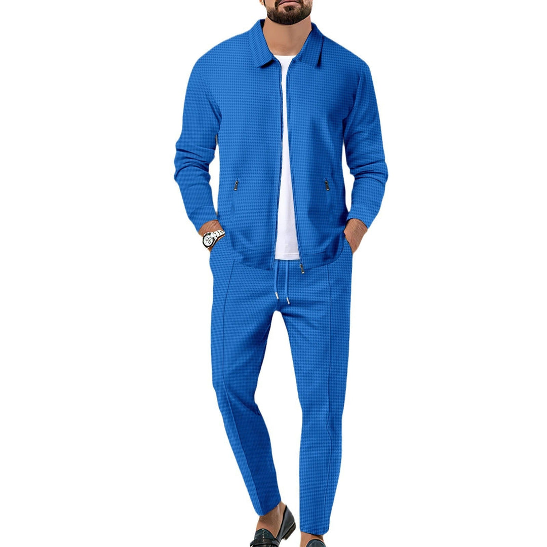 Herren sportliches Komplettset mit eleganter Oberjacke