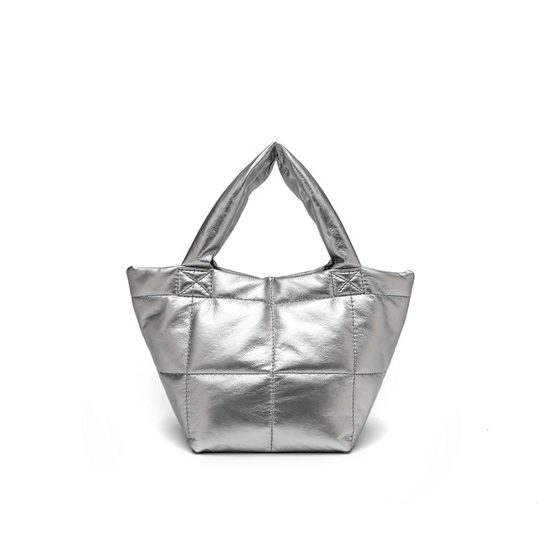 Damen Handtasche aus hochwertigem, gestepptem Kunstleder Nord Taschen